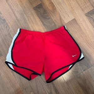 Women’s XL red/white/black Dri-Fit Nike Shorts.